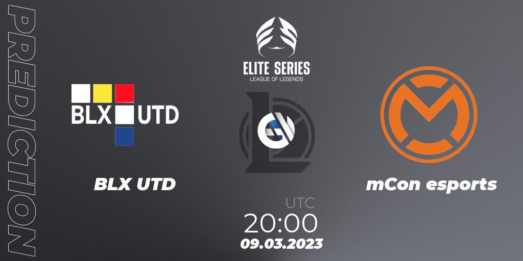 BLX UTD vs mCon esports: Match Prediction. 09.03.23, LoL, Elite Series Spring 2023 - Group Stage