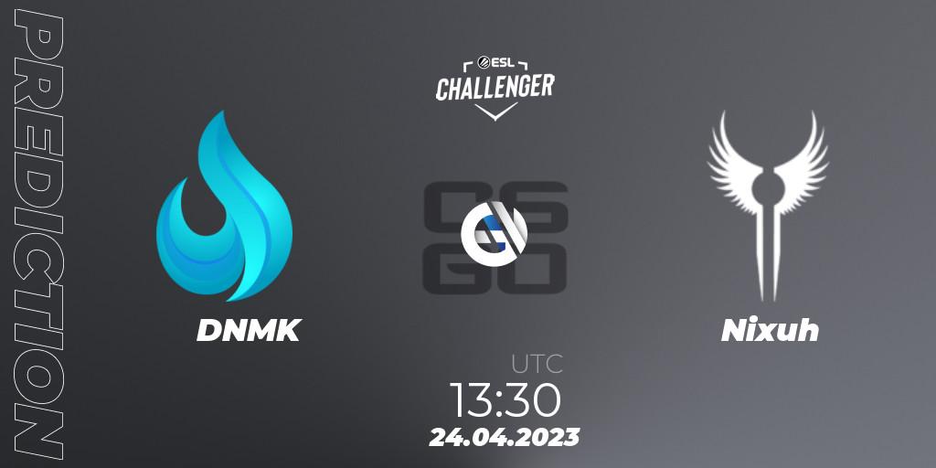 DNMK vs Nixuh: Match Prediction. 24.04.23, CS2 (CS:GO), ESL Challenger Katowice 2023: South African Qualifier
