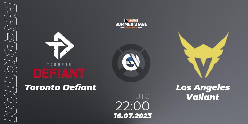 Toronto Defiant vs Los Angeles Valiant: Match Prediction. 16.07.23, Overwatch, Overwatch League 2023 - Summer Stage Qualifiers