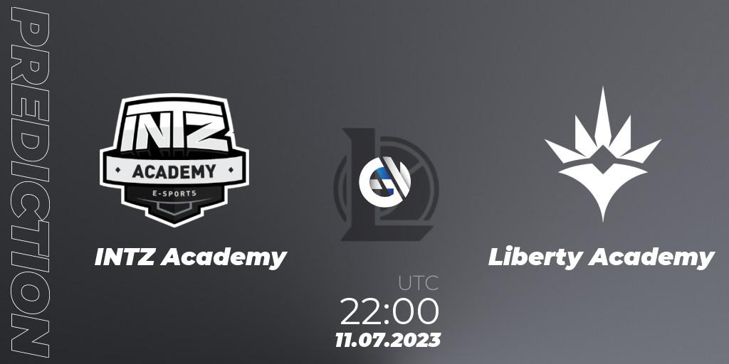 INTZ Academy vs Liberty Academy: Match Prediction. 11.07.2023 at 22:00, LoL, CBLOL Academy Split 2 2023 - Group Stage