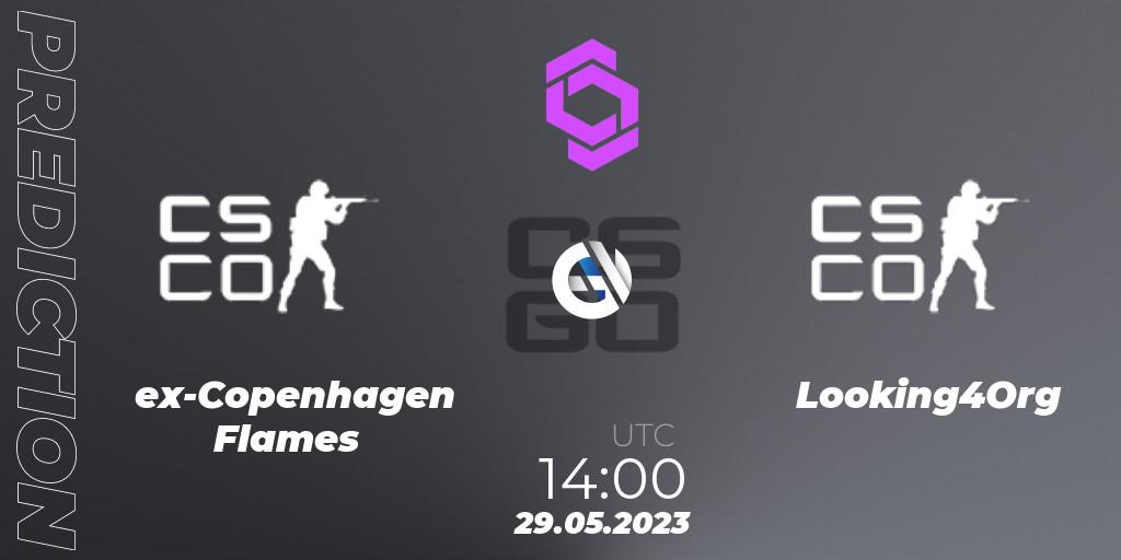 ex-Copenhagen Flames vs Looking4Org: Match Prediction. 29.05.2023 at 14:30, Counter-Strike (CS2), CCT West Europe Series 4