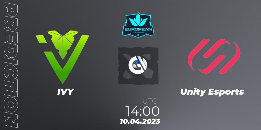 IVY vs Unity Esports: Match Prediction. 10.04.2023 at 14:04, Dota 2, European Pro League Season 8