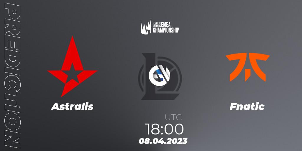 Astralis vs Fnatic: Match Prediction. 08.04.23, LoL, LEC Spring 2023 - Group Stage