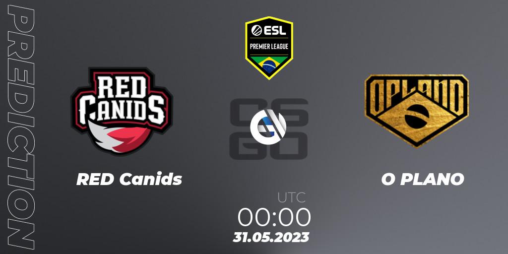 RED Canids vs O PLANO: Match Prediction. 31.05.2023 at 00:45, Counter-Strike (CS2), ESL Brasil Premier League Season 14