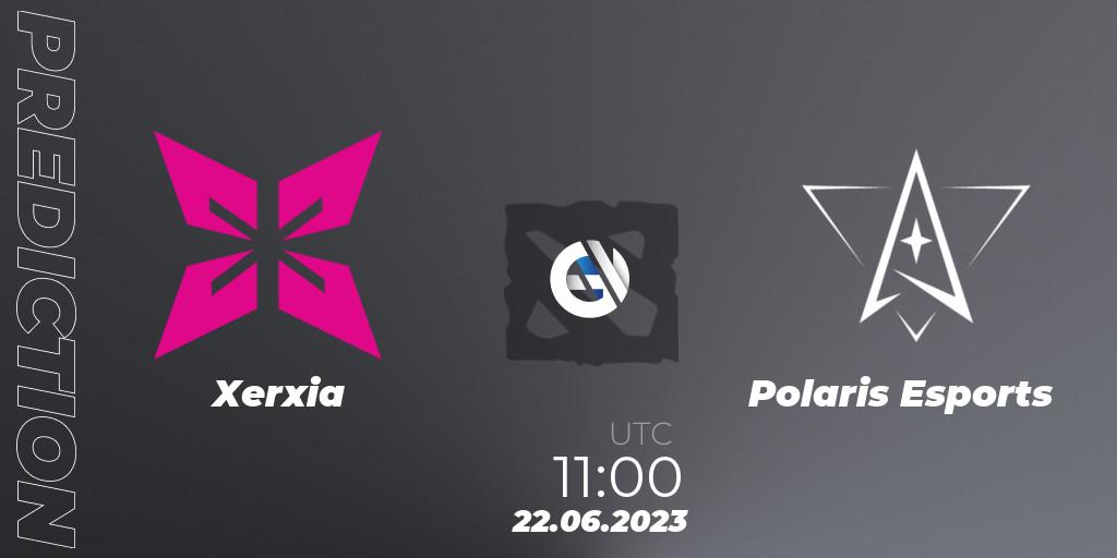 Xerxia vs Polaris Esports: Match Prediction. 22.06.23, Dota 2, 1XPLORE Asia #1
