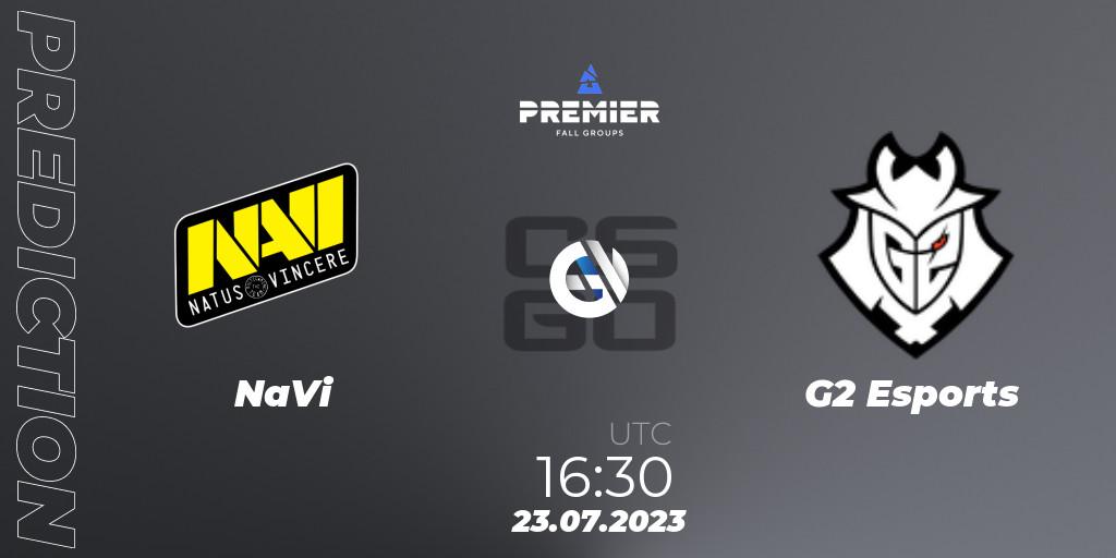 NaVi vs G2 Esports: Match Prediction. 23.07.23, CS2 (CS:GO), BLAST Premier Fall Groups 2023