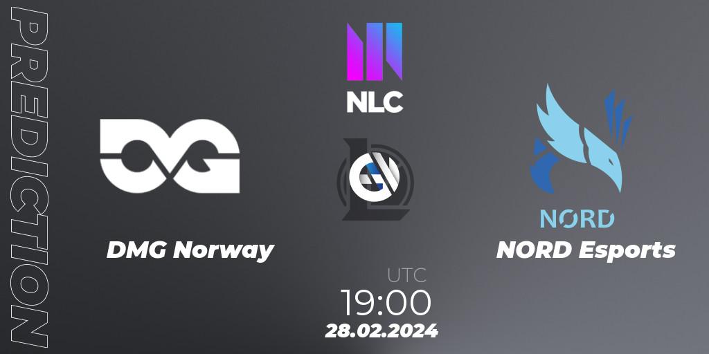 DMG Norway vs NORD Esports: Match Prediction. 28.02.2024 at 19:00, LoL, NLC 1st Division Spring 2024