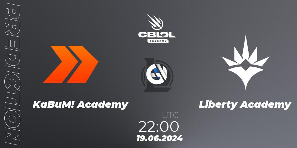 KaBuM! Academy vs Liberty Academy: Match Prediction. 19.06.2024 at 22:00, LoL, CBLOL Academy 2024