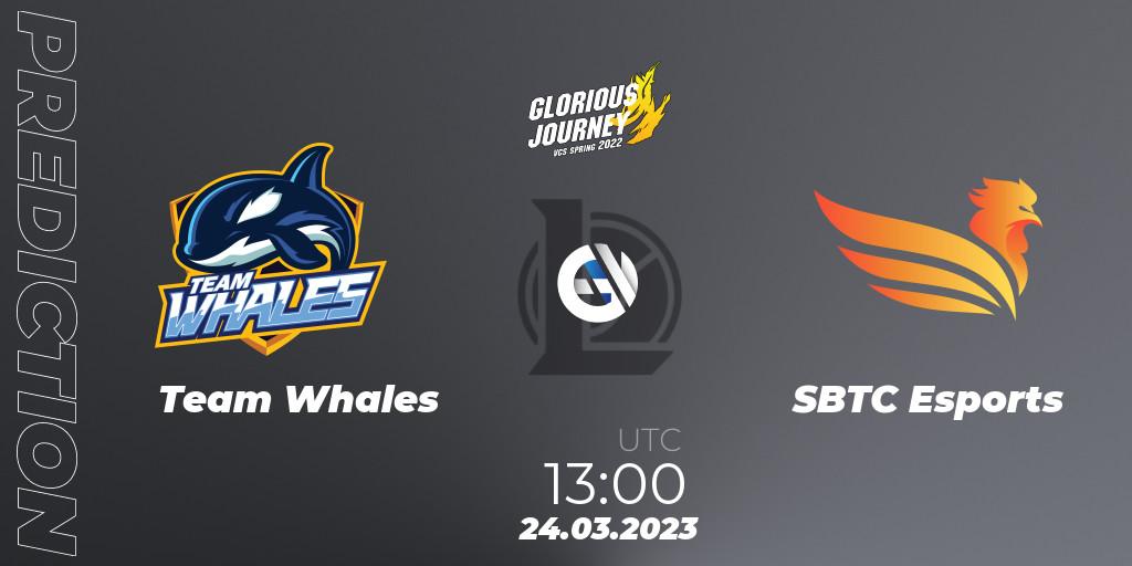 Team Whales vs SBTC Esports: Match Prediction. 24.03.23, LoL, VCS Spring 2023 - Group Stage