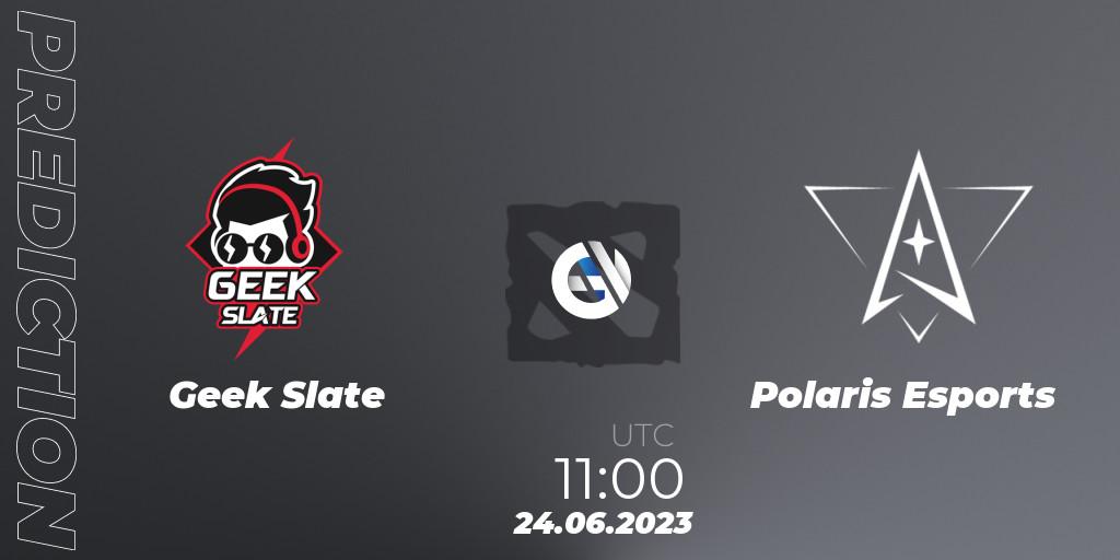 Geek Slate vs Polaris Esports: Match Prediction. 24.06.23, Dota 2, 1XPLORE Asia #1