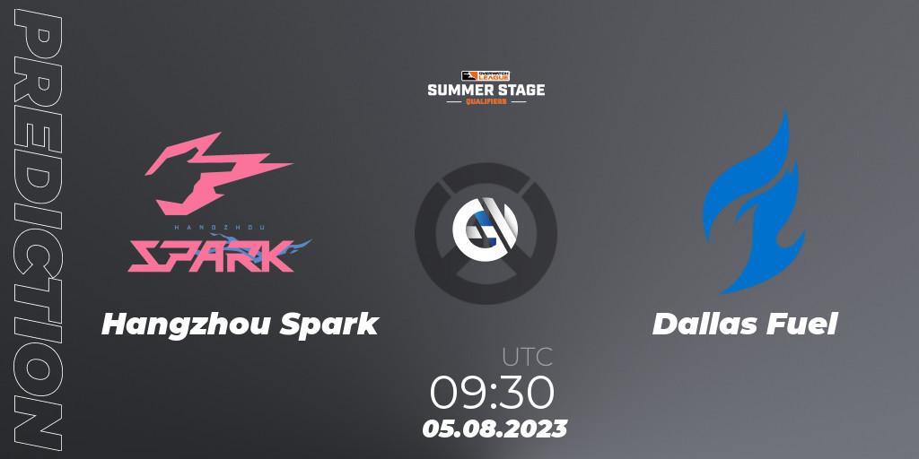 Hangzhou Spark vs Dallas Fuel: Match Prediction. 05.08.23, Overwatch, Overwatch League 2023 - Summer Stage Qualifiers