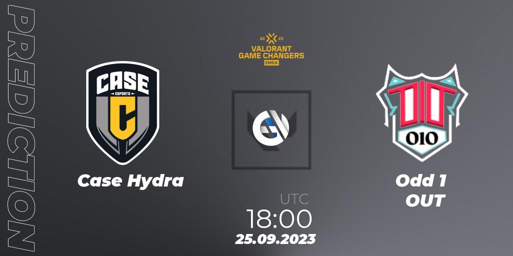 Case Hydra vs Odd 1 OUT: Match Prediction. 25.09.2023 at 18:00, VALORANT, VCT 2023: Game Changers EMEA Stage 3 - Group Stage