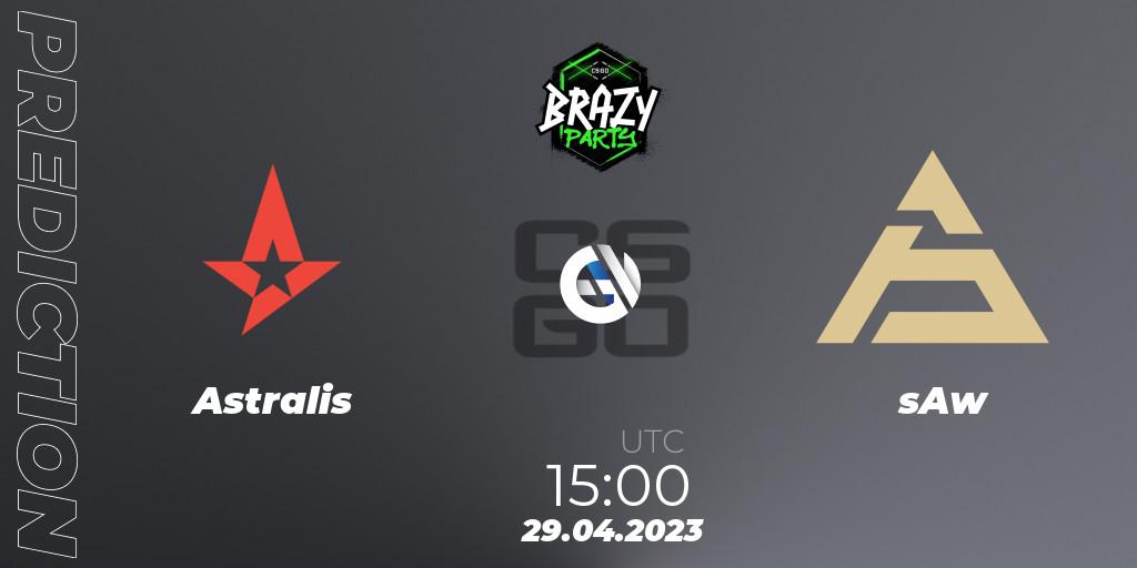Astralis vs sAw: Match Prediction. 29.04.2023 at 15:35, Counter-Strike (CS2), Brazy Party 2023