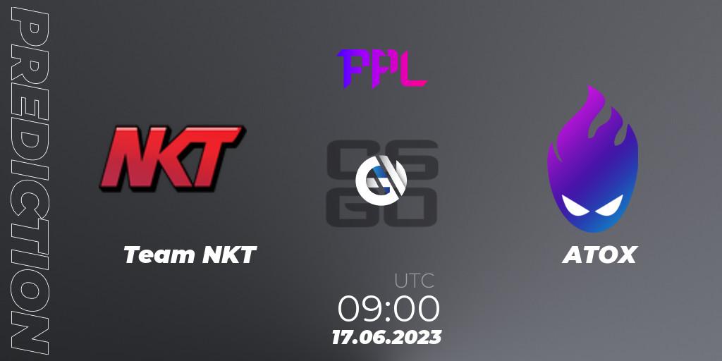 Team NKT vs ATOX: Match Prediction. 17.06.2023 at 09:00, Counter-Strike (CS2), Perfect World Arena Premier League Season 4