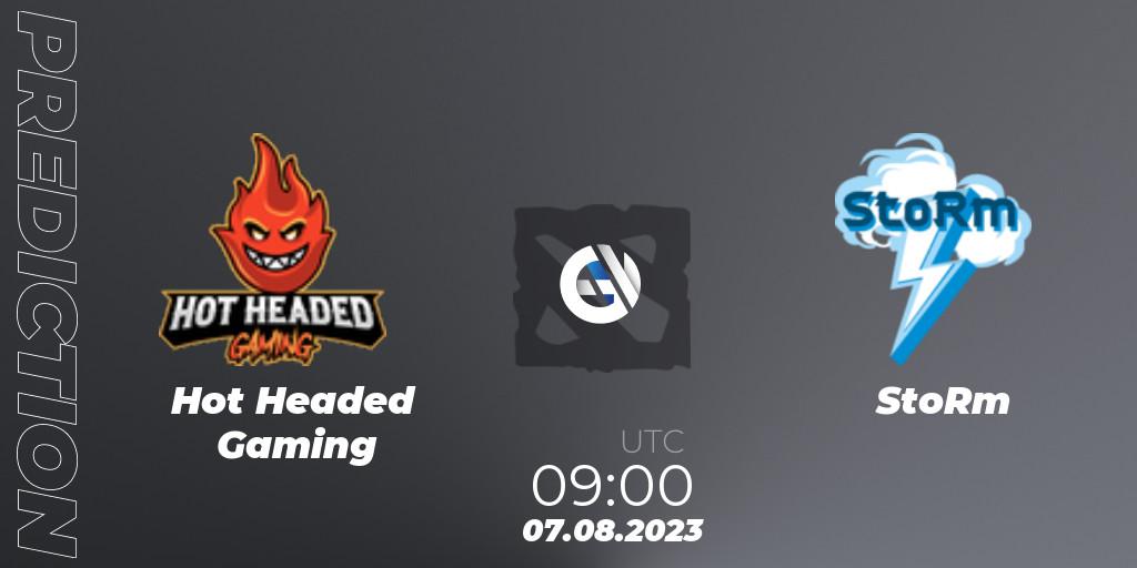 Hot Headed Gaming vs StoRm: Match Prediction. 07.08.2023 at 09:04, Dota 2, European Pro League Season 11