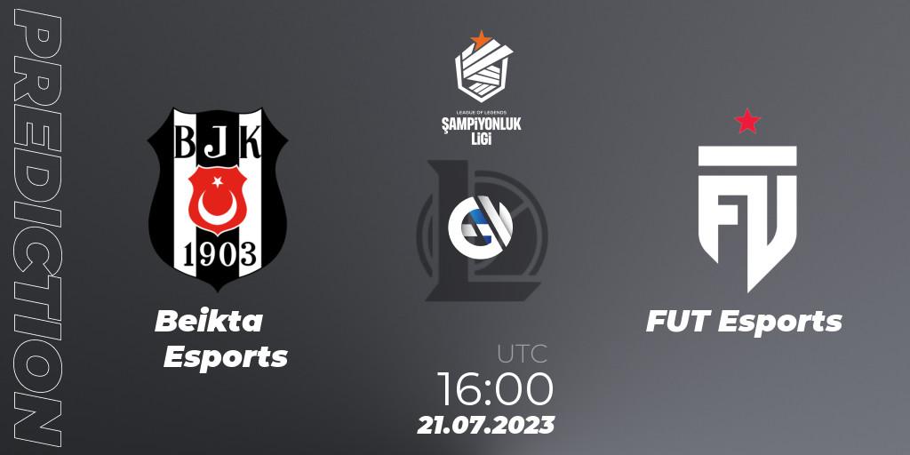 Beşiktaş Esports vs FUT Esports: Match Prediction. 21.07.2023 at 16:00, LoL, TCL Summer 2023 - Group Stage