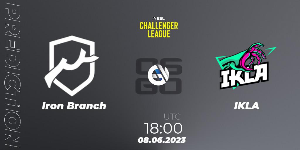 Iron Branch vs IKLA: Match Prediction. 08.06.23, CS2 (CS:GO), ESL Challenger League Season 45 Europe Relegation