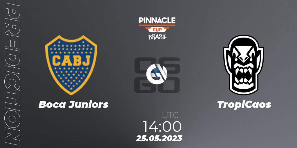 Boca Juniors vs TropiCaos: Match Prediction. 25.05.23, CS2 (CS:GO), Pinnacle Brazil Cup 1