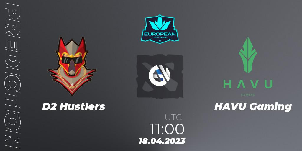 D2 Hustlers vs HAVU Gaming: Match Prediction. 18.04.2023 at 11:01, Dota 2, European Pro League Season 8