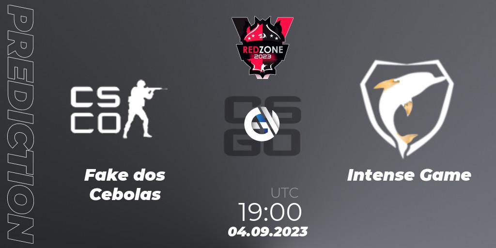 Fake dos Cebolas vs Intense Game: Match Prediction. 04.09.2023 at 19:00, Counter-Strike (CS2), RedZone PRO League 2023 Season 6