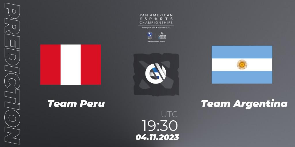 Team Peru vs Team Argentina: Match Prediction. 04.11.23, Dota 2, Pan American Esports Championships 2023: Open