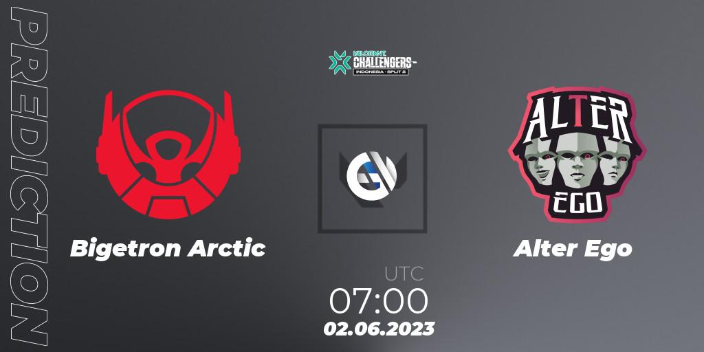 Bigetron Arctic vs Alter Ego: Match Prediction. 02.06.2023 at 07:00, VALORANT, VALORANT Challengers 2023: Indonesia Split 2 - Playoffs