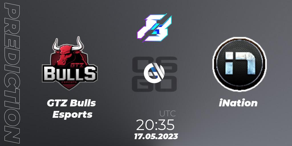 GTZ Bulls Esports vs iNation: Match Prediction. 17.05.23, CS2 (CS:GO), Gamers8 2023 Europe Open Qualifier 1