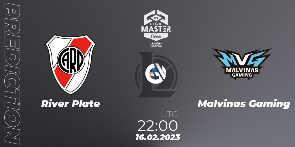 River Plate vs Malvinas Gaming: Match Prediction. 16.02.23, LoL, Liga Master Opening 2023 - Group Stage