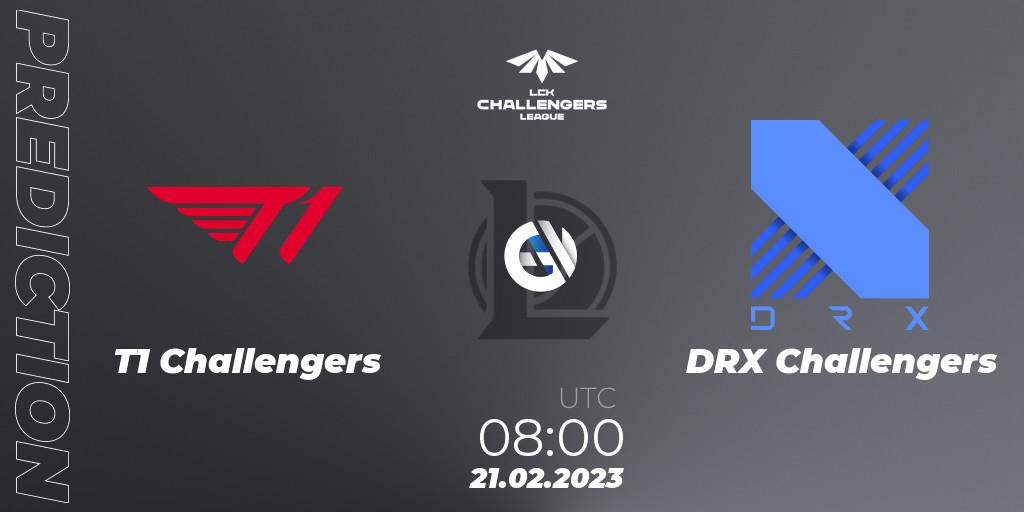 T1 Challengers vs DRX Challengers: Match Prediction. 21.02.23, LoL, LCK Challengers League 2023 Spring