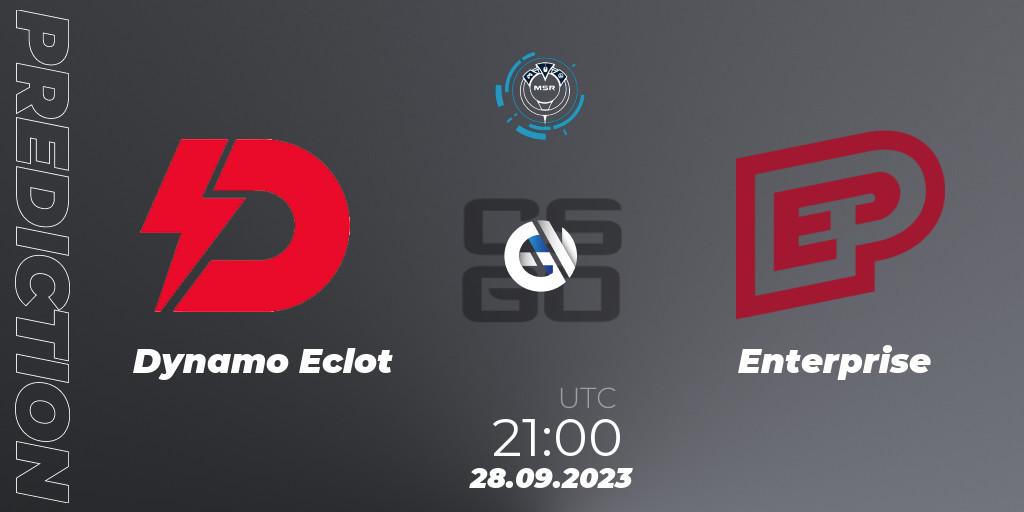 Dynamo Eclot vs Enterprise: Match Prediction. 29.09.2023 at 08:15, Counter-Strike (CS2), Slovak National Championship 2023