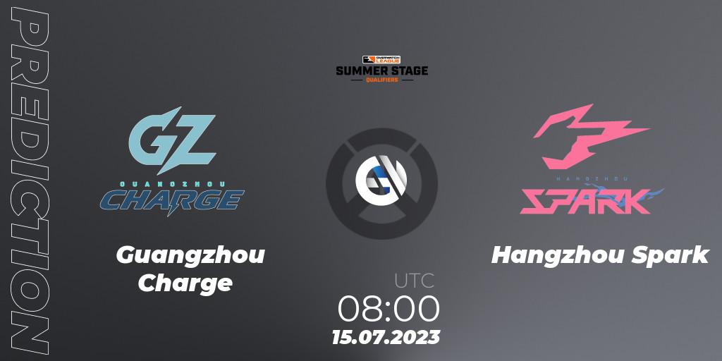 Guangzhou Charge vs Hangzhou Spark: Match Prediction. 15.07.23, Overwatch, Overwatch League 2023 - Summer Stage Qualifiers