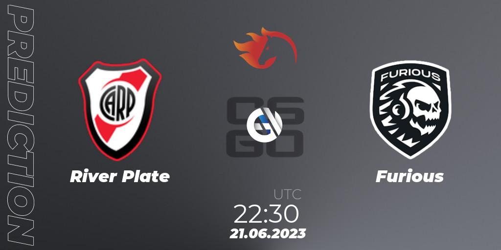 River Plate vs Furious: Match Prediction. 21.06.2023 at 22:30, Counter-Strike (CS2), FiReLEAGUE Argentina 2023