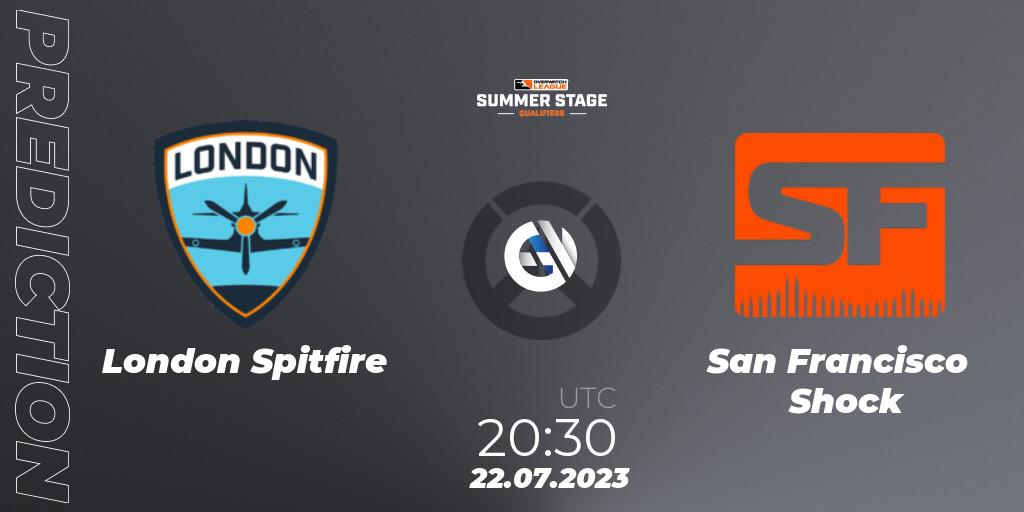 London Spitfire vs San Francisco Shock: Match Prediction. 22.07.23, Overwatch, Overwatch League 2023 - Summer Stage Qualifiers