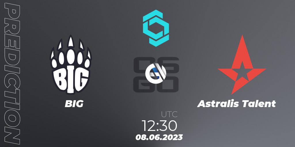 BIG vs Astralis Talent: Match Prediction. 08.06.23, CS2 (CS:GO), CCT North Europe Series 5