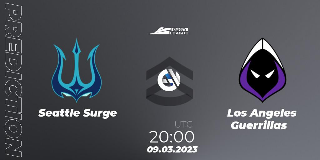 Seattle Surge vs Los Angeles Guerrillas: Match Prediction. 09.03.23, Call of Duty, Call of Duty League 2023: Stage 3 Major