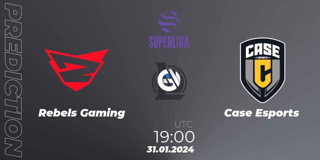 Rebels Gaming vs Case Esports: Match Prediction. 31.01.2024 at 19:00, LoL, Superliga Spring 2024 - Group Stage