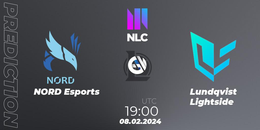 NORD Esports vs Lundqvist Lightside: Match Prediction. 08.02.2024 at 19:00, LoL, NLC 1st Division Spring 2024