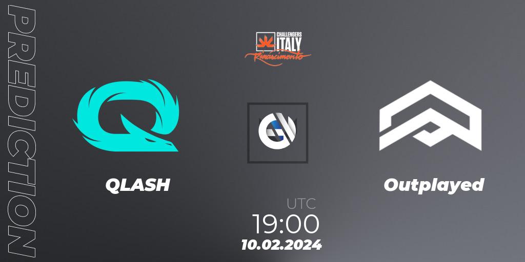 QLASH vs Outplayed: Match Prediction. 10.02.24, VALORANT, VALORANT Challengers 2024 Italy: Rinascimento Split 1