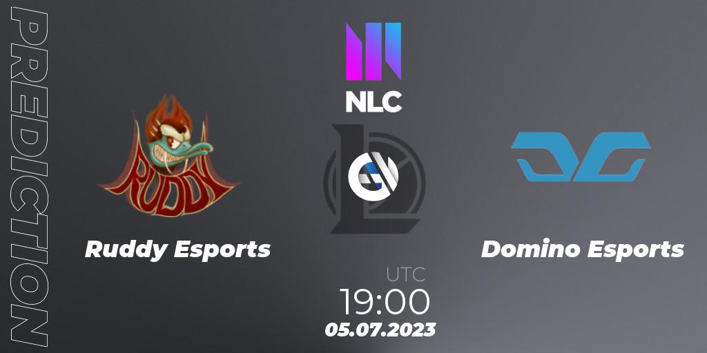 Ruddy Esports vs Domino Esports: Match Prediction. 05.07.2023 at 19:00, LoL, NLC Summer 2023 - Group Stage