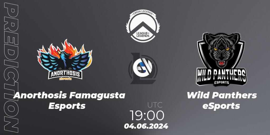 Anorthosis Famagusta Esports vs Wild Panthers eSports: Match Prediction. 04.06.2024 at 19:00, LoL, GLL Summer 2024