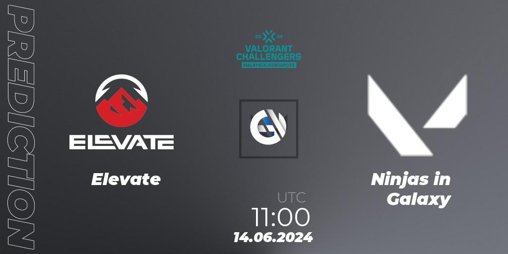 Elevate vs Ninjas in Galaxy: Match Prediction. 14.06.2024 at 11:00, VALORANT, VALORANT Challengers 2024 Malaysia and Singapore: Split 2