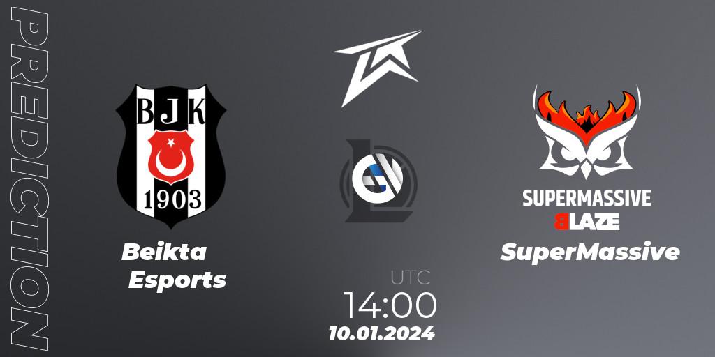 Beşiktaş Esports vs SuperMassive: Match Prediction. 10.01.24, LoL, TCL 2024 Season Cup
