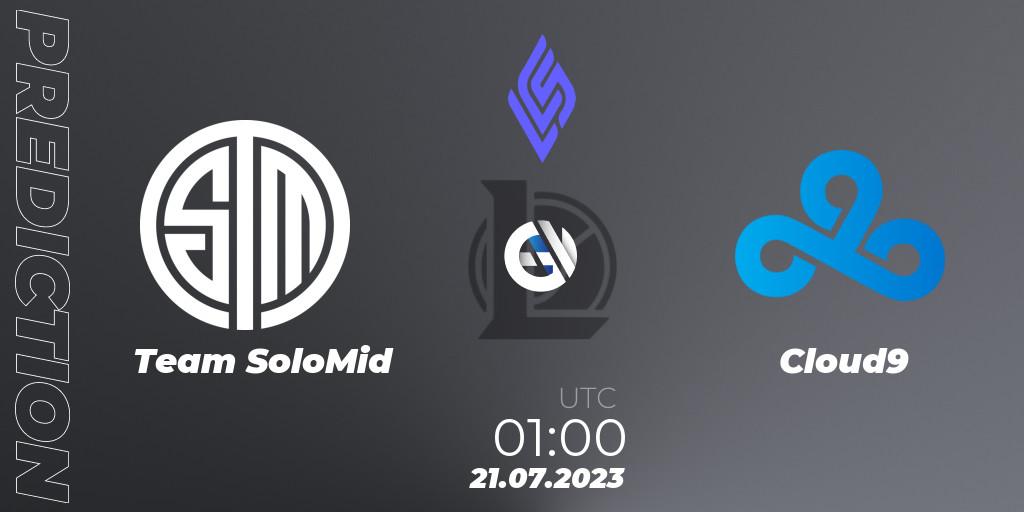 Team SoloMid vs Cloud9: Match Prediction. 21.07.23, LoL, LCS Summer 2023 - Group Stage