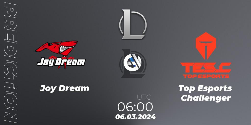 Joy Dream vs Top Esports Challenger: Match Prediction. 06.03.24, LoL, LDL 2024 - Stage 1