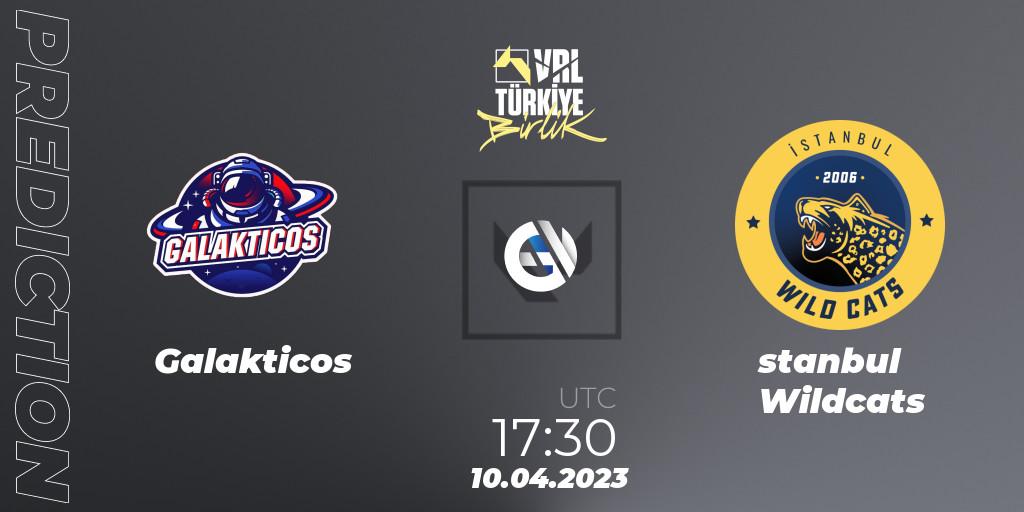 Galakticos vs İstanbul Wildcats: Match Prediction. 10.04.2023 at 17:30, VALORANT, VALORANT Challengers 2023: Turkey Split 2 - Regular Season