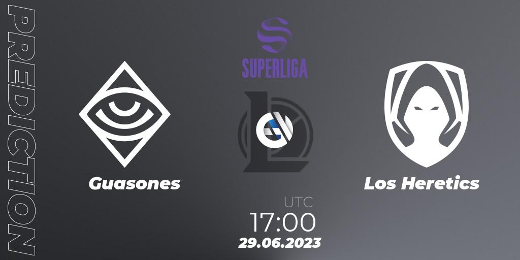 Guasones vs Los Heretics: Match Prediction. 04.07.23, LoL, Superliga Summer 2023 - Group Stage