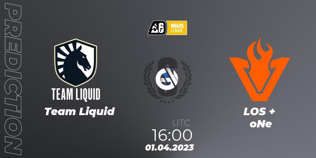 Team Liquid vs LOS + oNe: Match Prediction. 01.04.23, Rainbow Six, Brazil League 2023 - Stage 1
