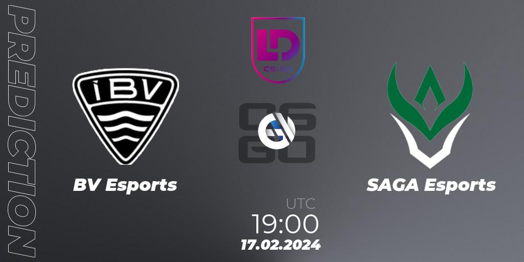ÍBV Esports vs SAGA Esports: Match Prediction. 17.02.2024 at 20:00, Counter-Strike (CS2), Icelandic Esports League Season 8: Regular Season