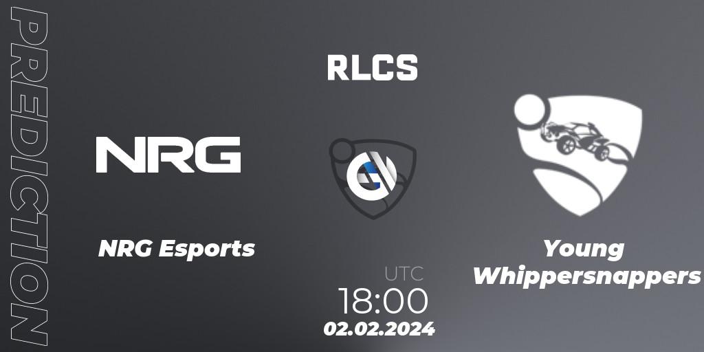 NRG Esports vs young whippersnappers: Match Prediction. 02.02.24, Rocket League, RLCS 2024 - Major 1: North America Open Qualifier 1