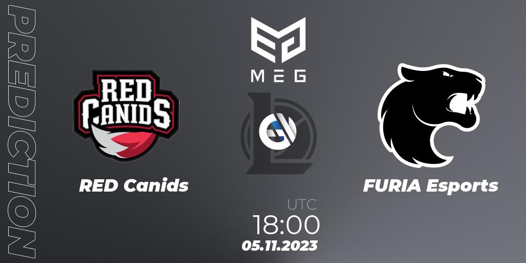RED Canids vs FURIA Esports: Match Prediction. 05.11.23, LoL, MEG League of Legends 2023